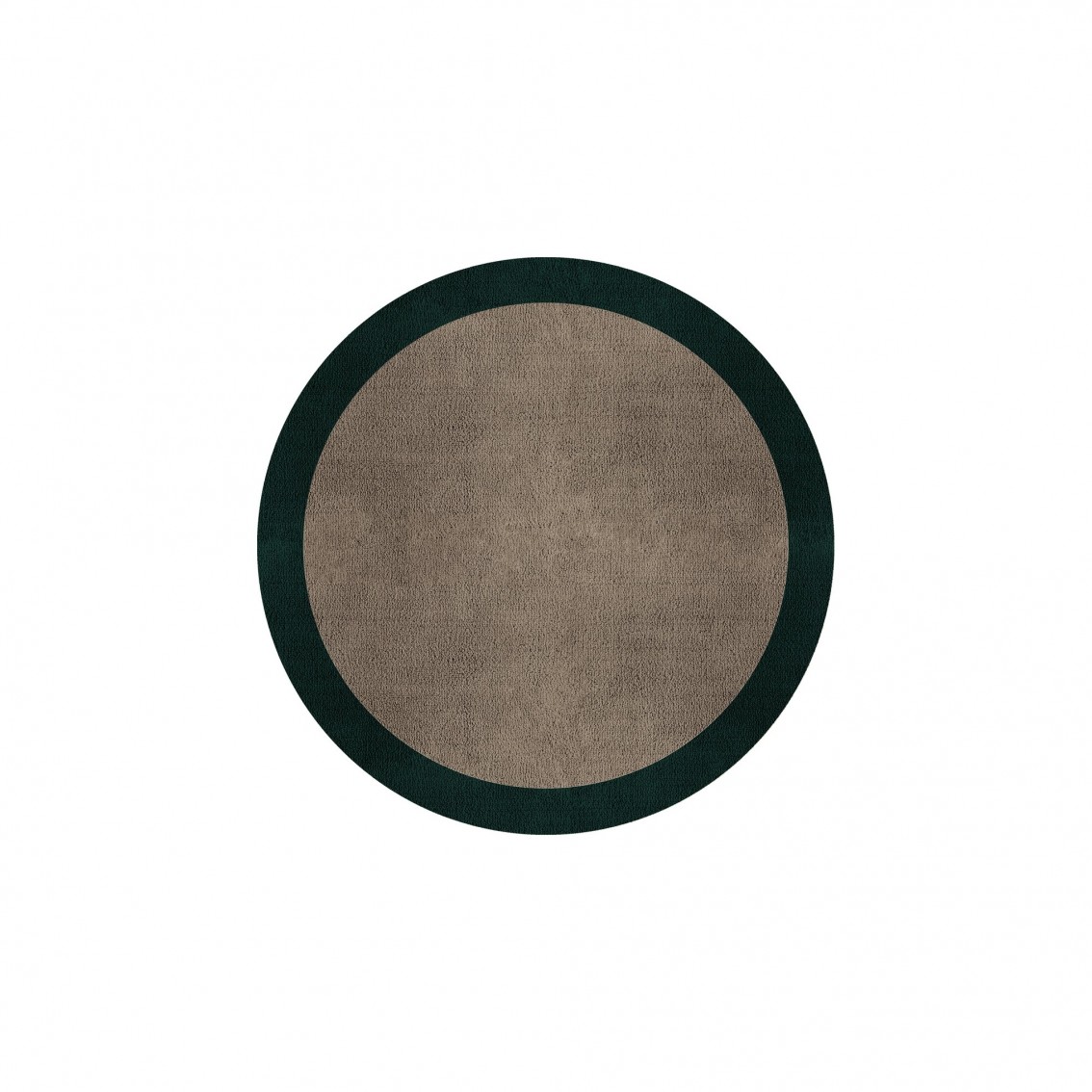 BORDER ATELIER TAUPE ROUND AREA RUG