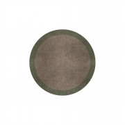 BORDER ATELIER TAUPE ROUND AREA RUG