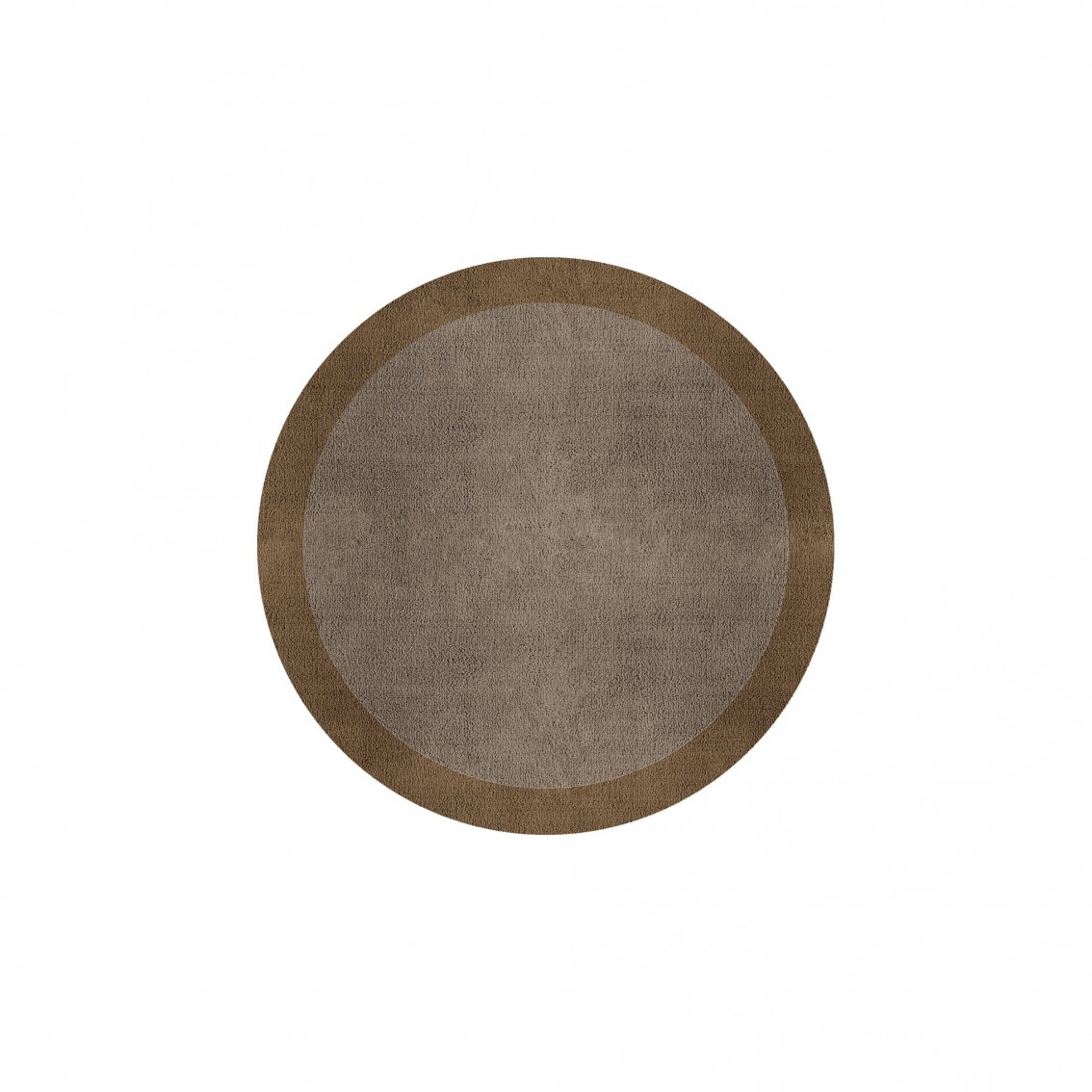 BORDER ATELIER TAUPE ROUND AREA RUG BORDER ATELIER TAUPE ROUND AREA RUG