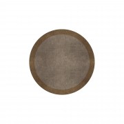 BORDER ATELIER TAUPE ROUND AREA RUG BORDER ATELIER TAUPE ROUND AREA RUG