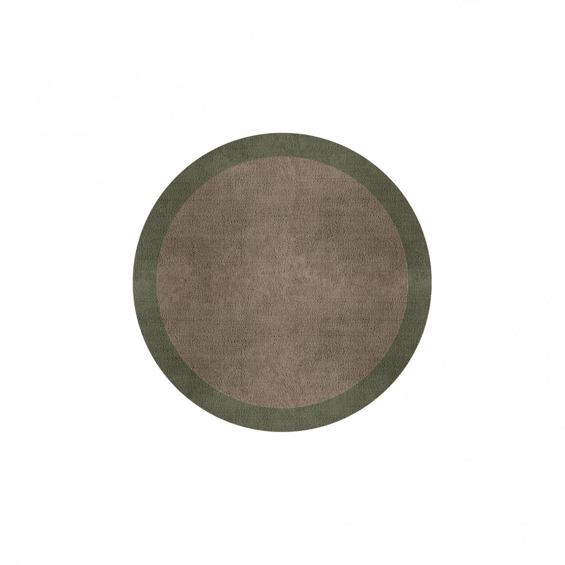 BORDER ATELIER TAUPE ROUND AREA RUG