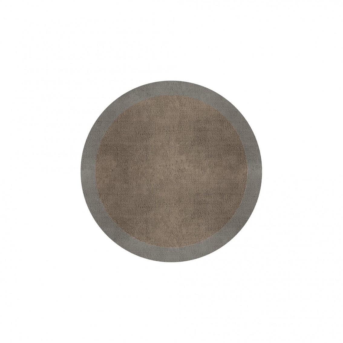 BORDER ATELIER TAUPE ROUND AREA RUG