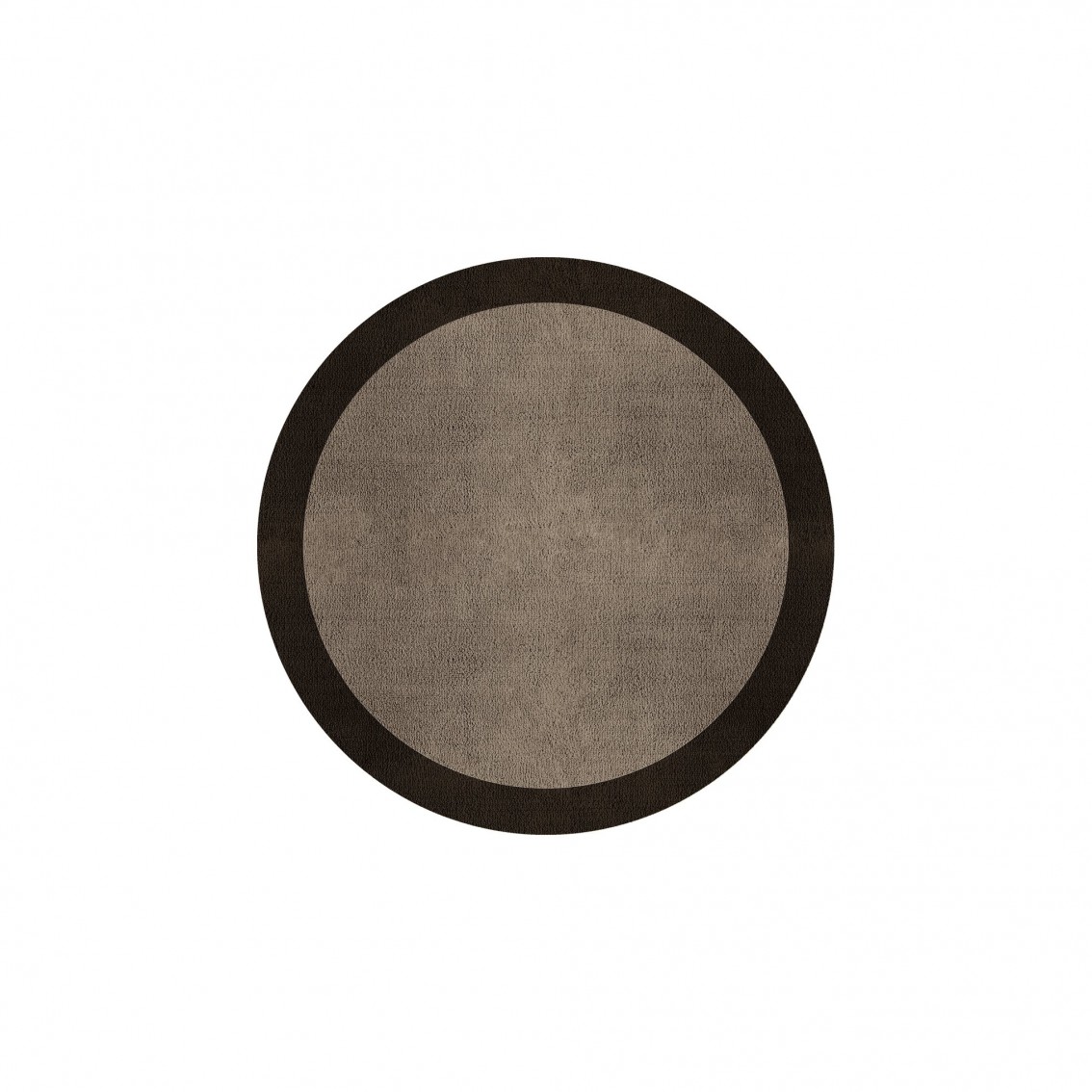BORDER ATELIER TAUPE ROUND AREA RUG