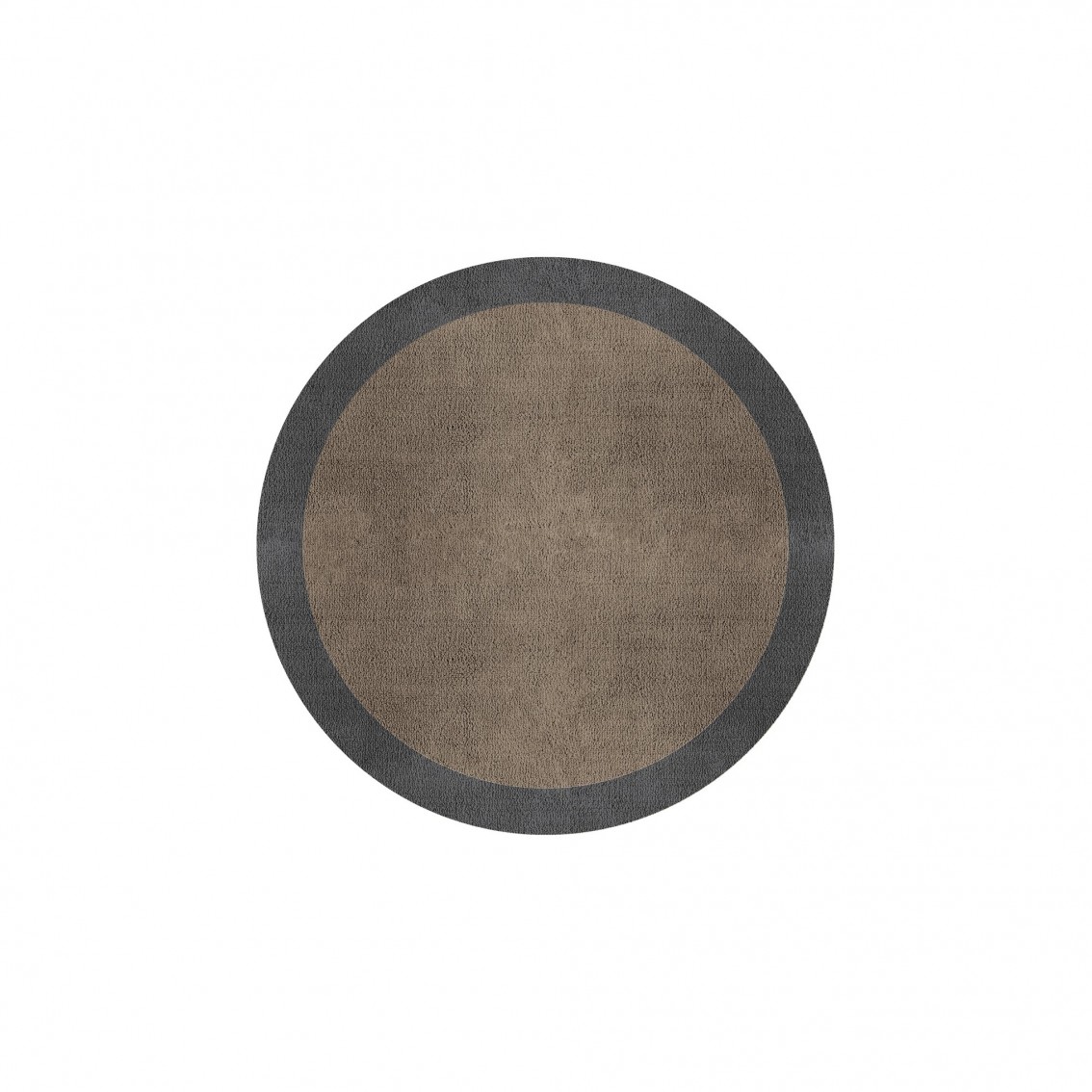 BORDER ATELIER TAUPE ROUND AREA RUG