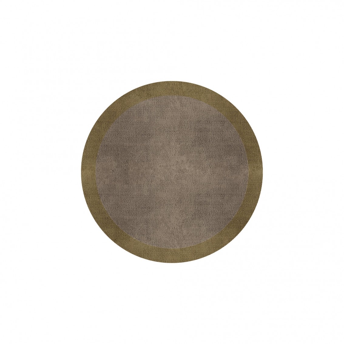 BORDER ATELIER TAUPE ROUND AREA RUG