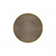 BORDER ATELIER TAUPE ROUND AREA RUG
