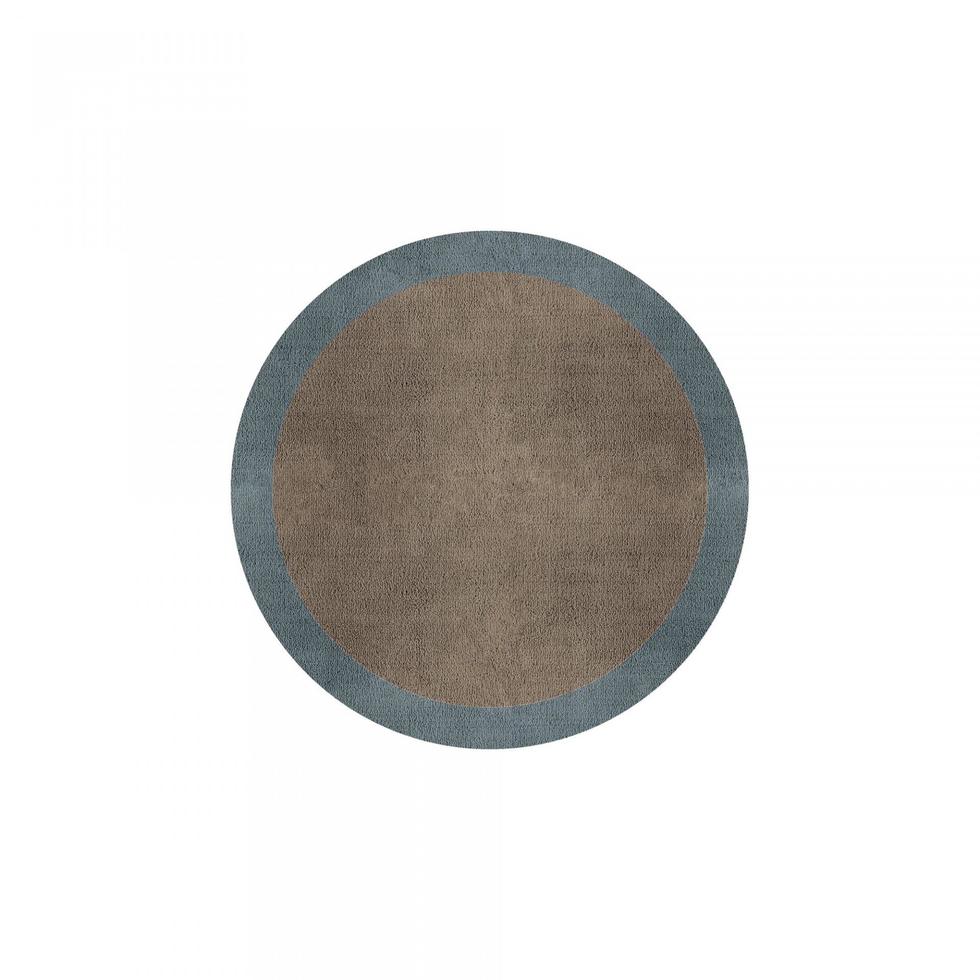 BORDER ATELIER TAUPE ROUND AREA RUG