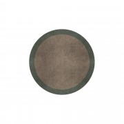 BORDER ATELIER TAUPE ROUND AREA RUG