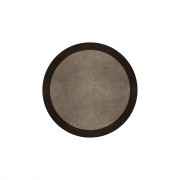 BORDER ATELIER TAUPE ROUND AREA RUG
