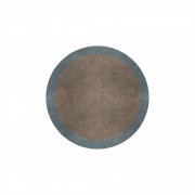 BORDER ATELIER TAUPE ROUND AREA RUG