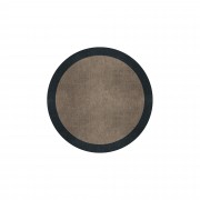 BORDER ATELIER TAUPE ROUND AREA RUG