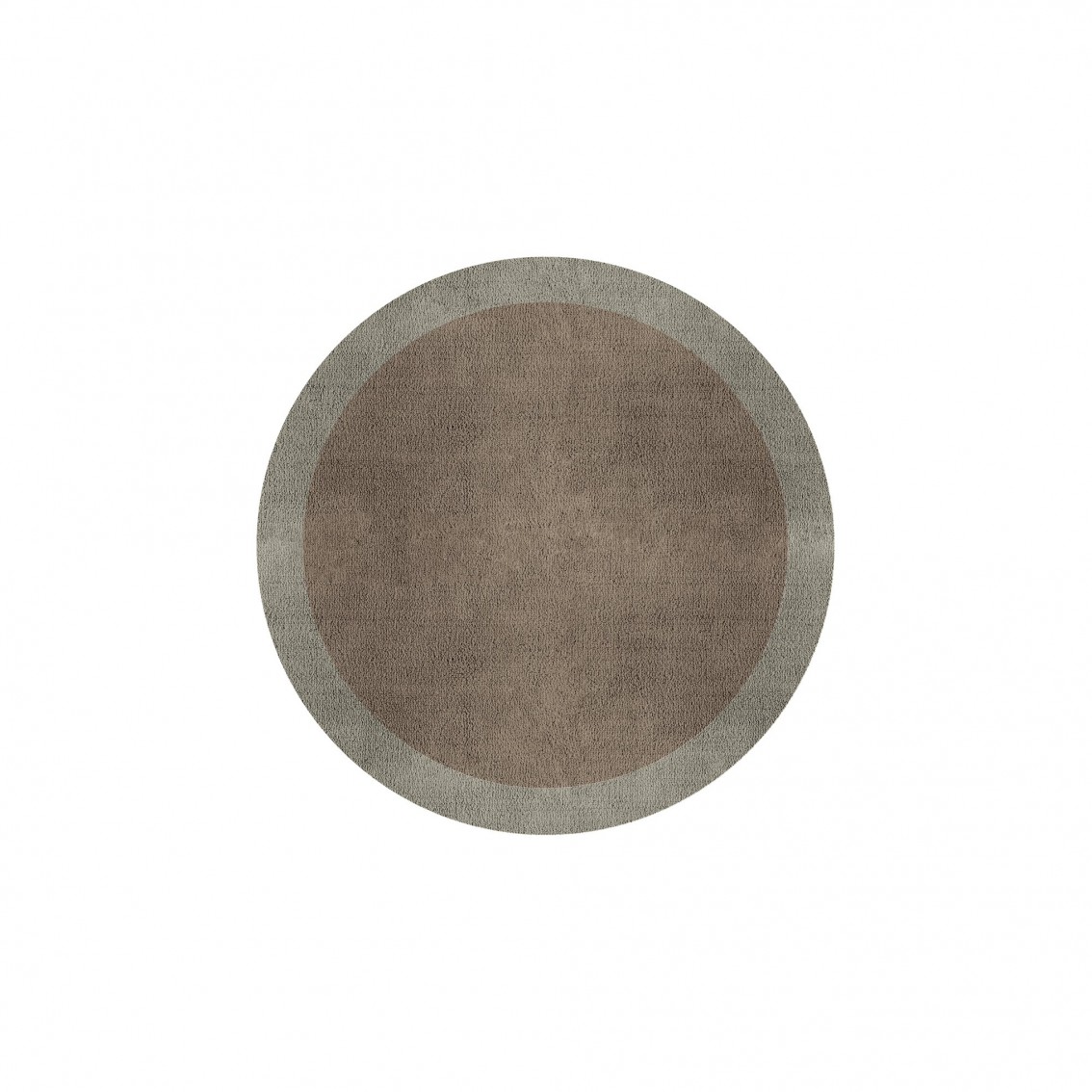 BORDER ATELIER TAUPE ROUND AREA RUG