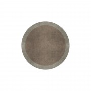 BORDER ATELIER TAUPE ROUND AREA RUG