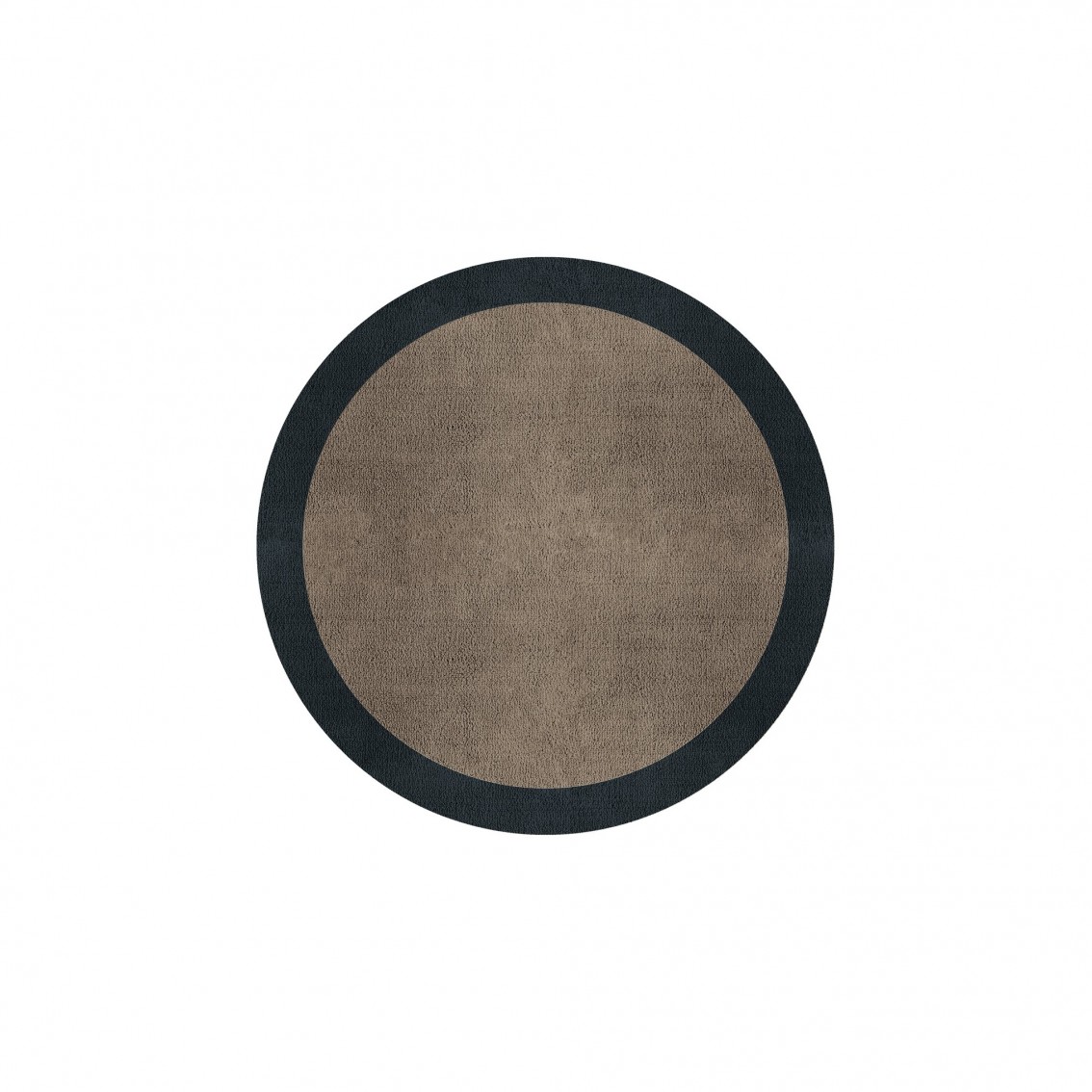 BORDER ATELIER TAUPE ROUND AREA RUG