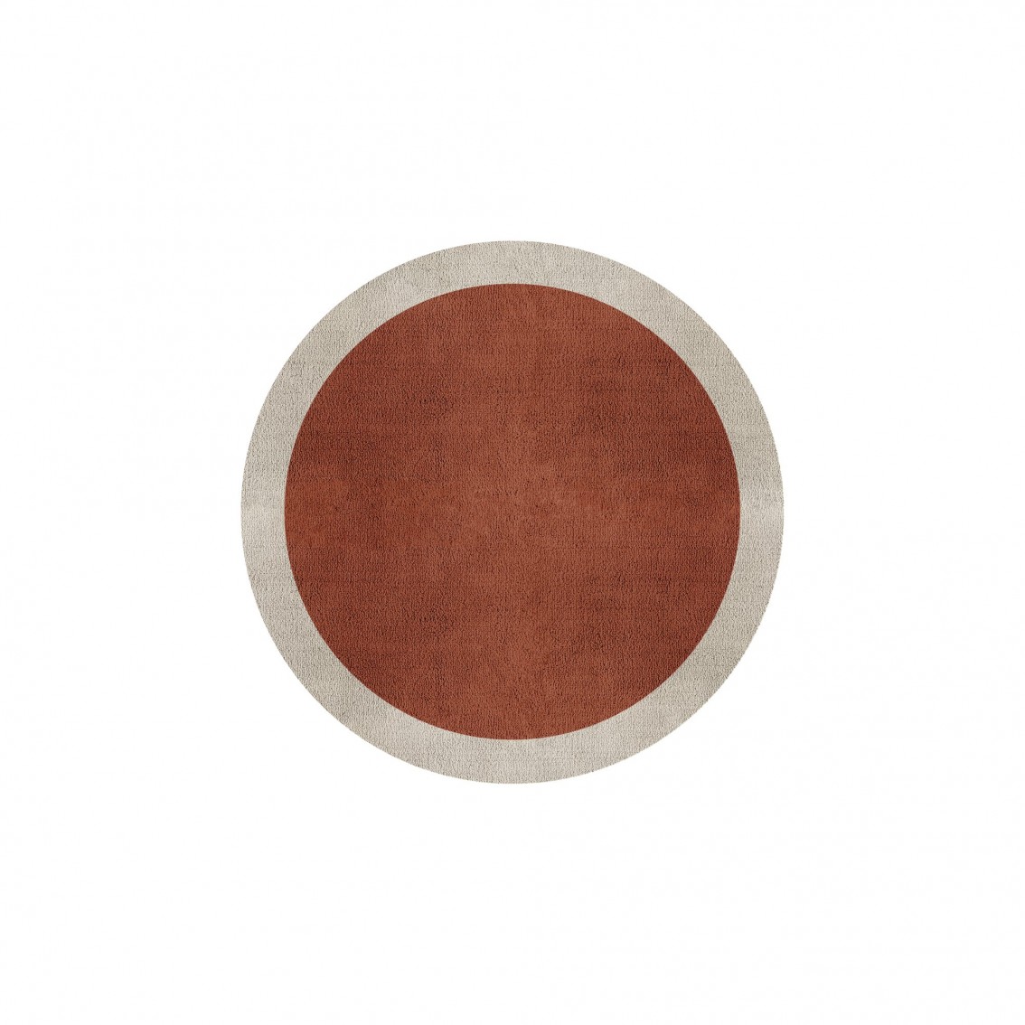 BORDER ATELIER CLAY ROUND AREA RUG BORDER ATELIER CLAY ROUND AREA RUG