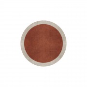 BORDER ATELIER CLAY ROUND AREA RUG BORDER ATELIER CLAY ROUND AREA RUG