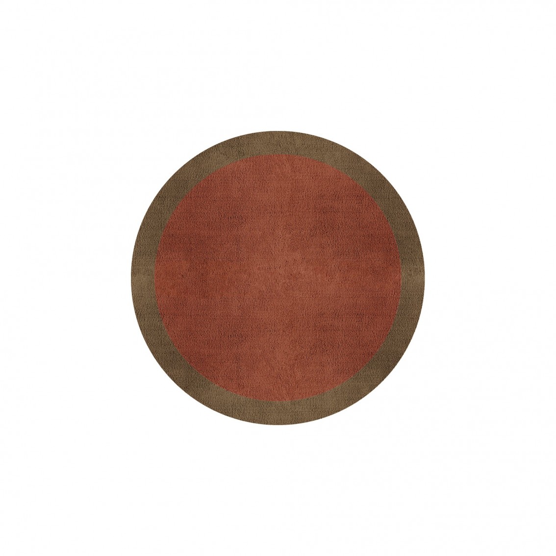 BORDER ATELIER CLAY ROUND AREA RUG BORDER ATELIER CLAY ROUND AREA RUG
