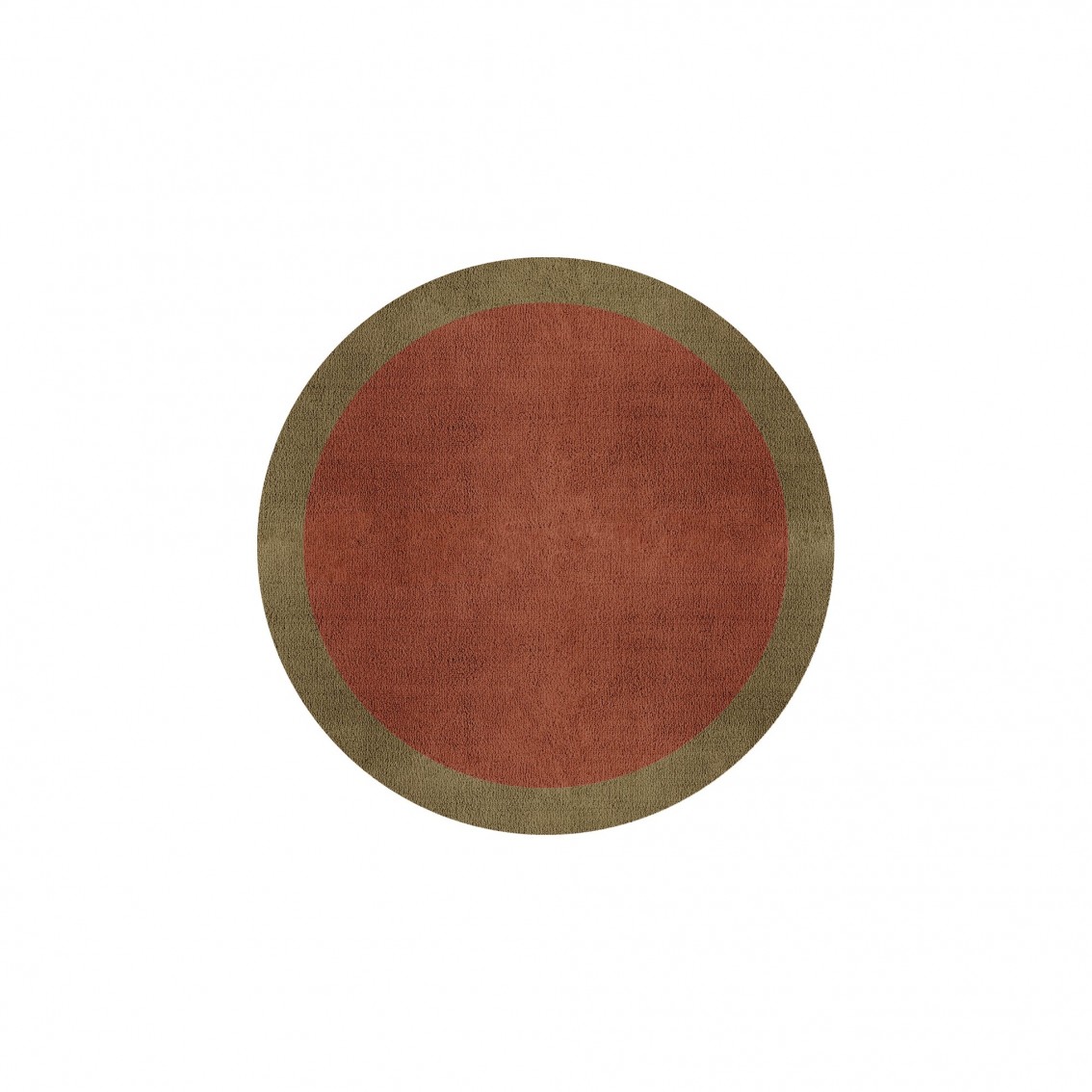 BORDER ATELIER CLAY ROUND AREA RUG BORDER ATELIER CLAY ROUND AREA RUG