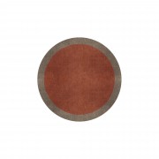 BORDER ATELIER CLAY ROUND AREA RUG BORDER ATELIER CLAY ROUND AREA RUG