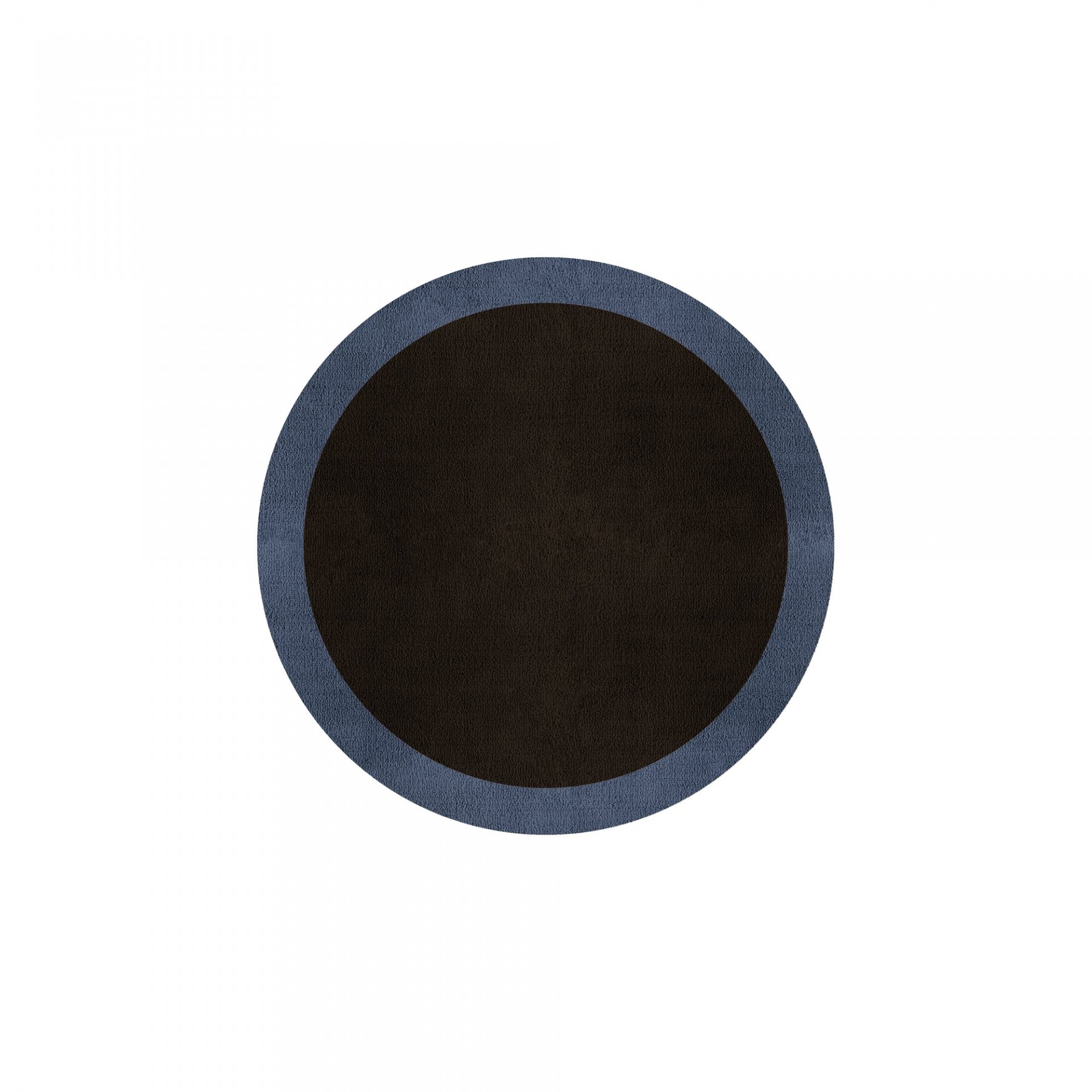 BORDER ATELIER DARK BROWN ROUND AREA RUG
