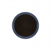 BORDER ATELIER DARK BROWN ROUND AREA RUG