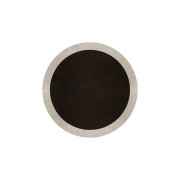 BORDER ATELIER DARK BROWN ROUND AREA RUG