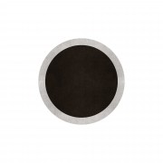 BORDER ATELIER DARK BROWN ROUND AREA RUG BORDER ATELIER DARK BROWN ROUND AREA RUG