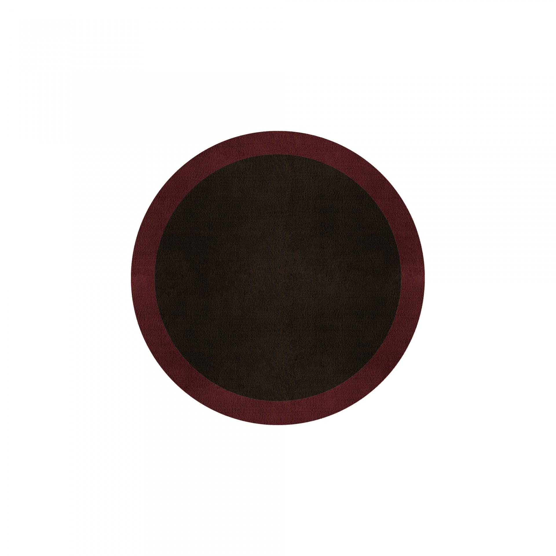 BORDER ATELIER DARK BROWN ALFOMBRA REDONDA