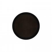 BORDER ATELIER DARK BROWN ROUND AREA RUG