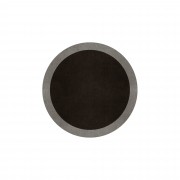 BORDER ATELIER DARK BROWN ROUND AREA RUG