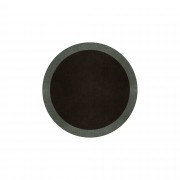 BORDER ATELIER DARK BROWN ROUND AREA RUG BORDER ATELIER DARK BROWN ROUND AREA RUG