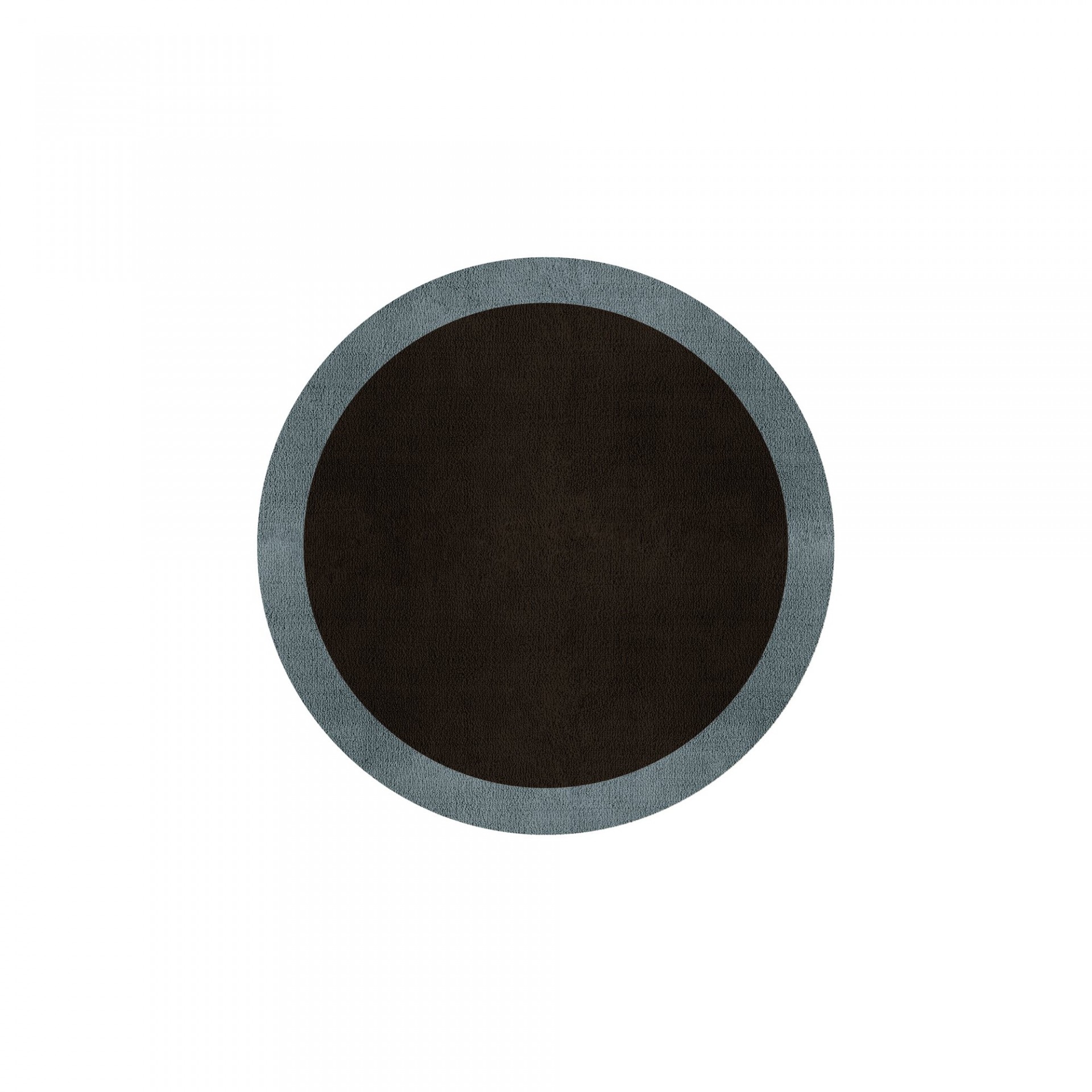 BORDER ATELIER DARK BROWN ROUND AREA RUG
