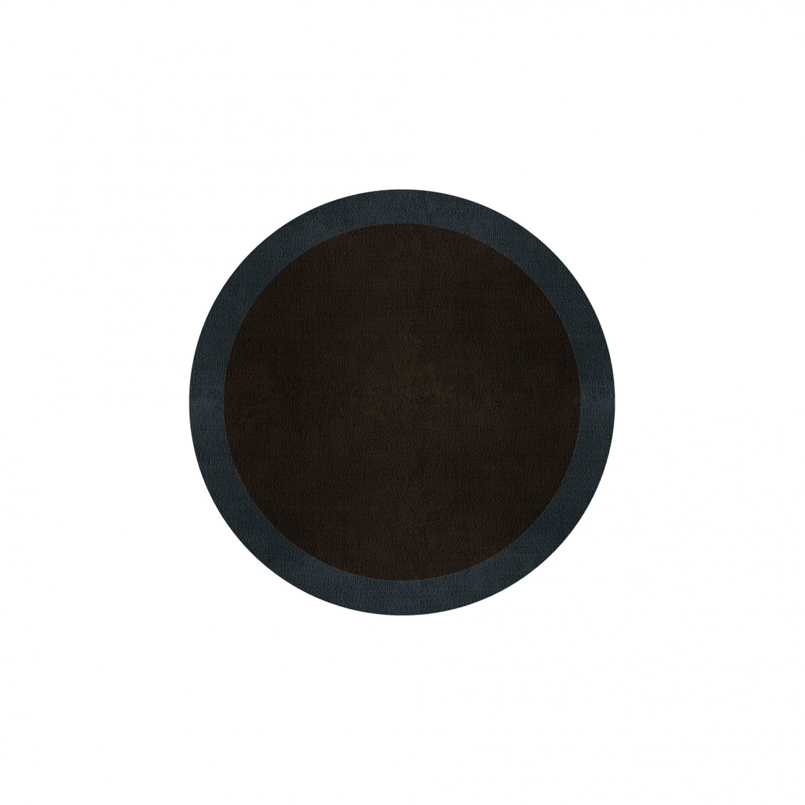 BORDER ATELIER DARK BROWN ROUND AREA RUG