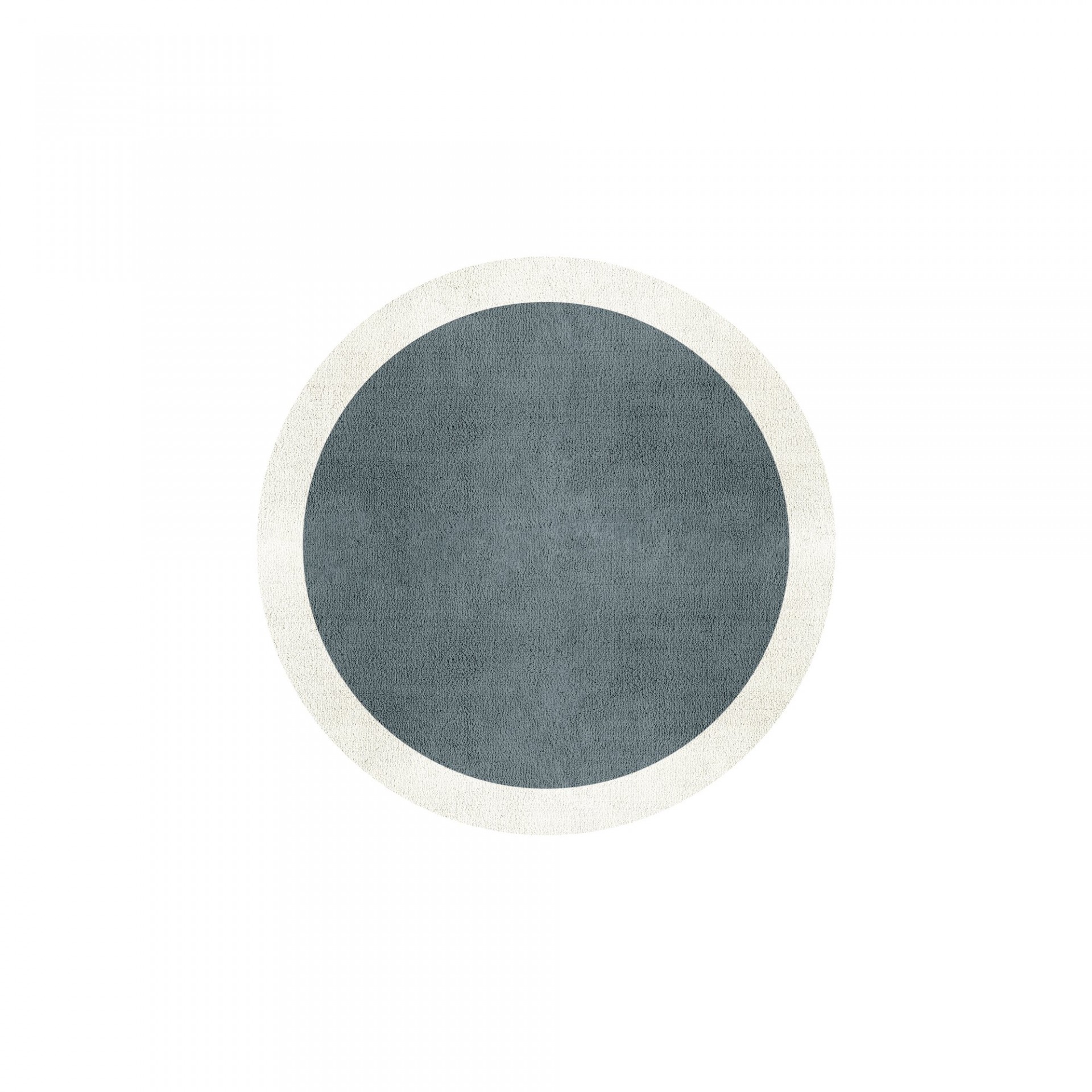 BORDER ATELIER DUSTY BLUE ROUND AREA RUG