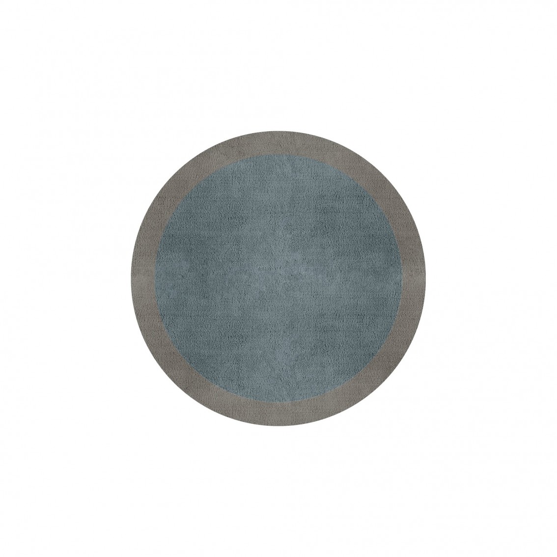 BORDER ATELIER DUSTY BLUE ROUND AREA RUG