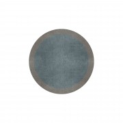 BORDER ATELIER DUSTY BLUE ROUND AREA RUG