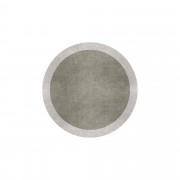 BORDER ATELIER PALE STONE ROUND AREA RUG BORDER ATELIER PALE STONE ROUND AREA RUG