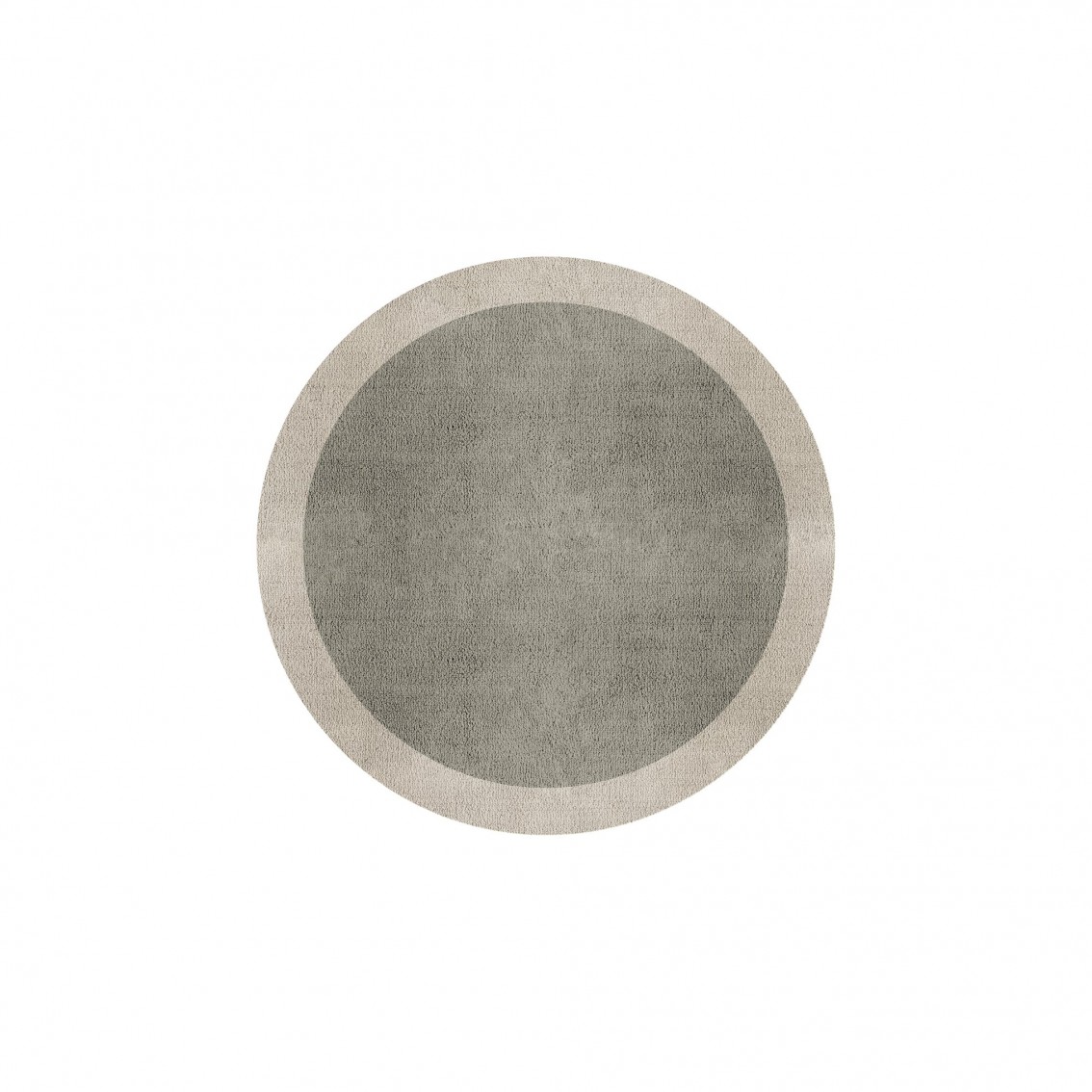BORDER ATELIER PALE STONE ROUND AREA RUG