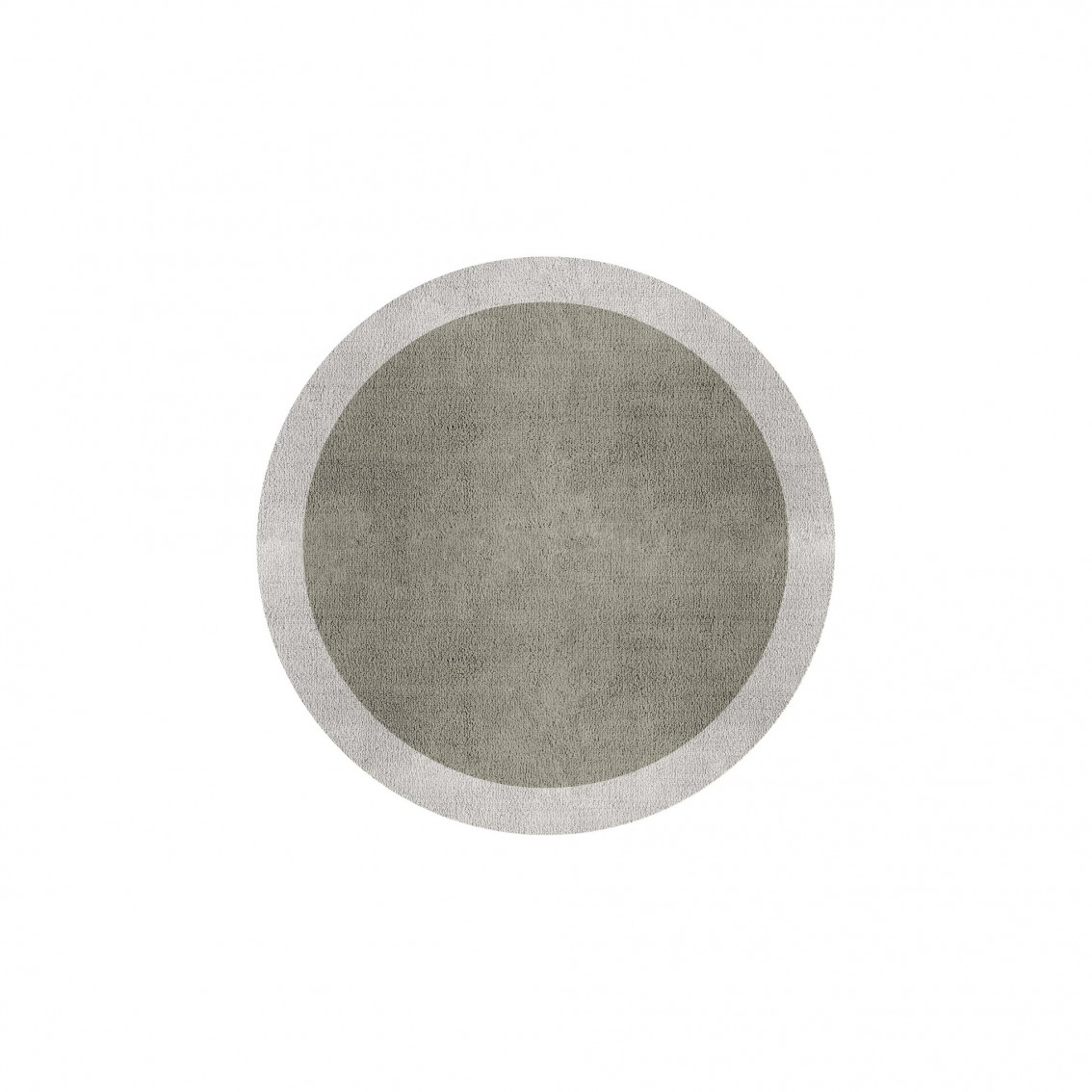 BORDER ATELIER PALE STONE ROUND AREA RUG BORDER ATELIER PALE STONE ROUND AREA RUG