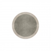 BORDER ATELIER PALE STONE ROUND AREA RUG
