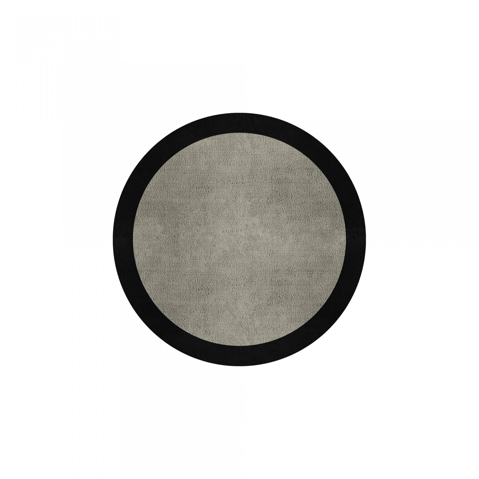 BORDER ATELIER PALE STONE ROUND AREA RUG