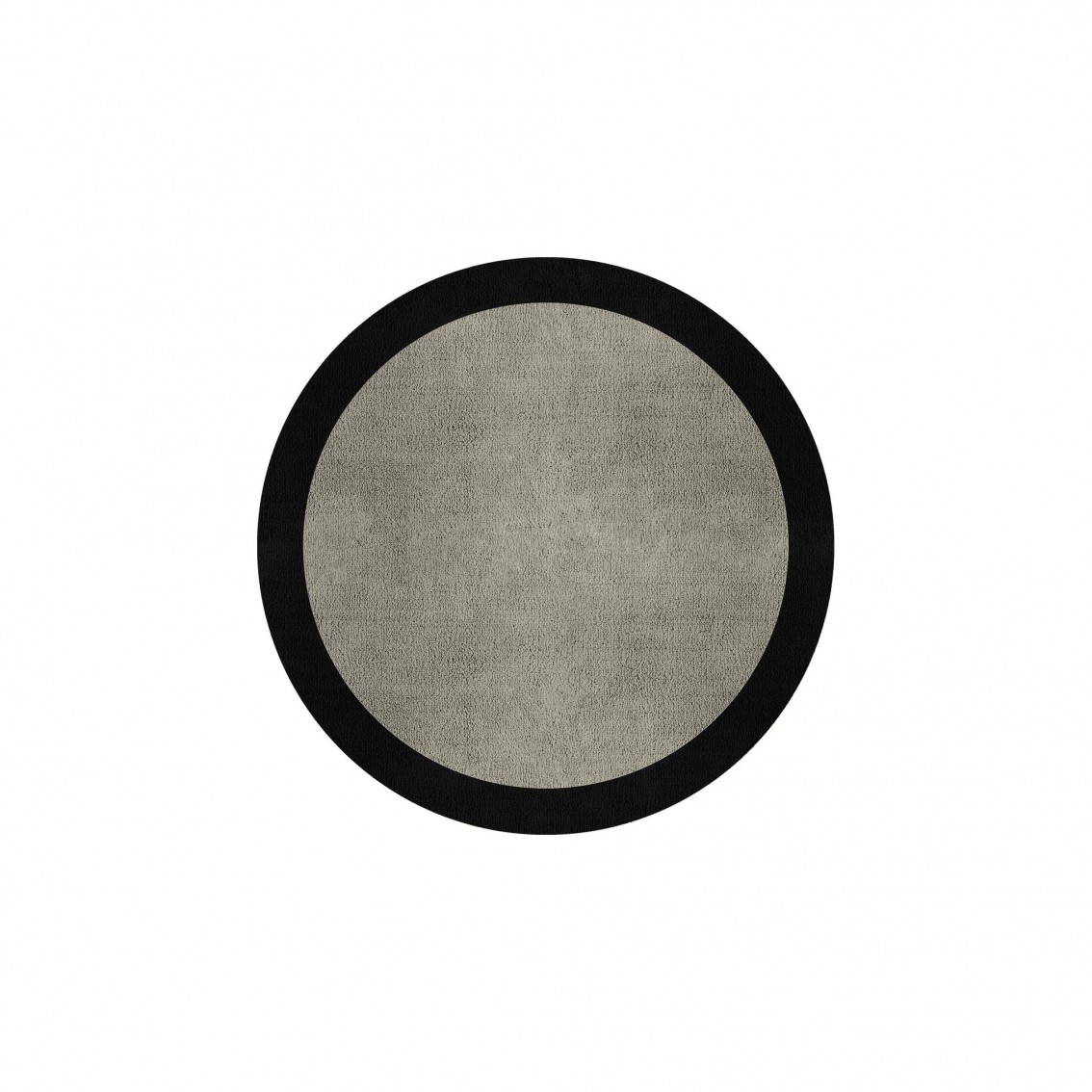 BORDER ATELIER PALE STONE ROUND AREA RUG