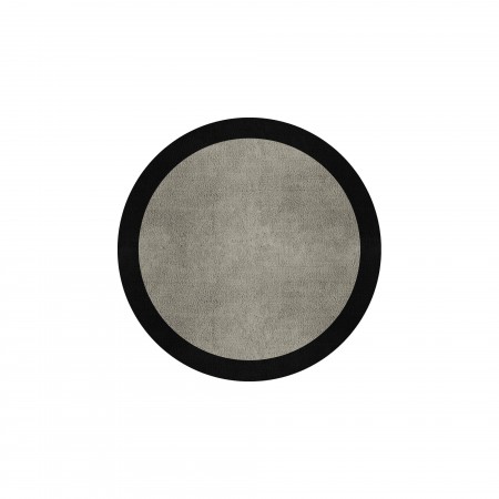 BORDER ATELIER PALE STONE ROUND AREA RUG