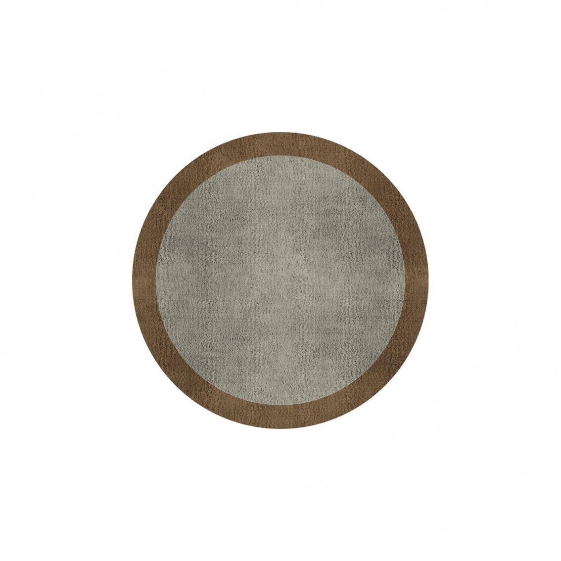 BORDER ATELIER PALE STONE ROUND AREA RUG