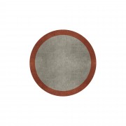 BORDER ATELIER PALE STONE ROUND AREA RUG