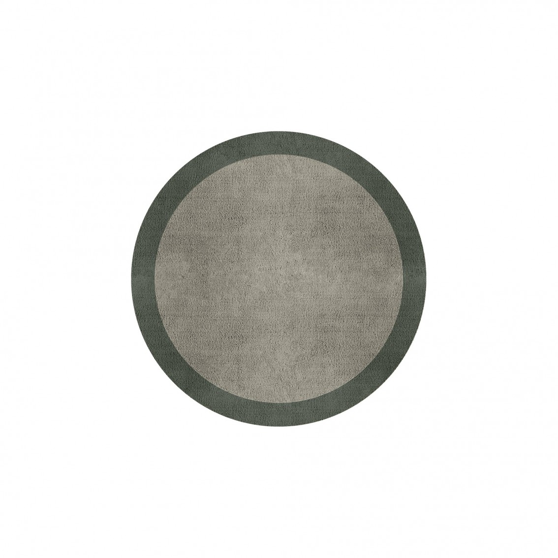 BORDER ATELIER PALE STONE ROUND AREA RUG BORDER ATELIER PALE STONE ROUND AREA RUG