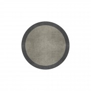 BORDER ATELIER PALE STONE ROUND AREA RUG BORDER ATELIER PALE STONE ROUND AREA RUG