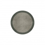 BORDER ATELIER PALE STONE ROUND AREA RUG BORDER ATELIER PALE STONE ROUND AREA RUG
