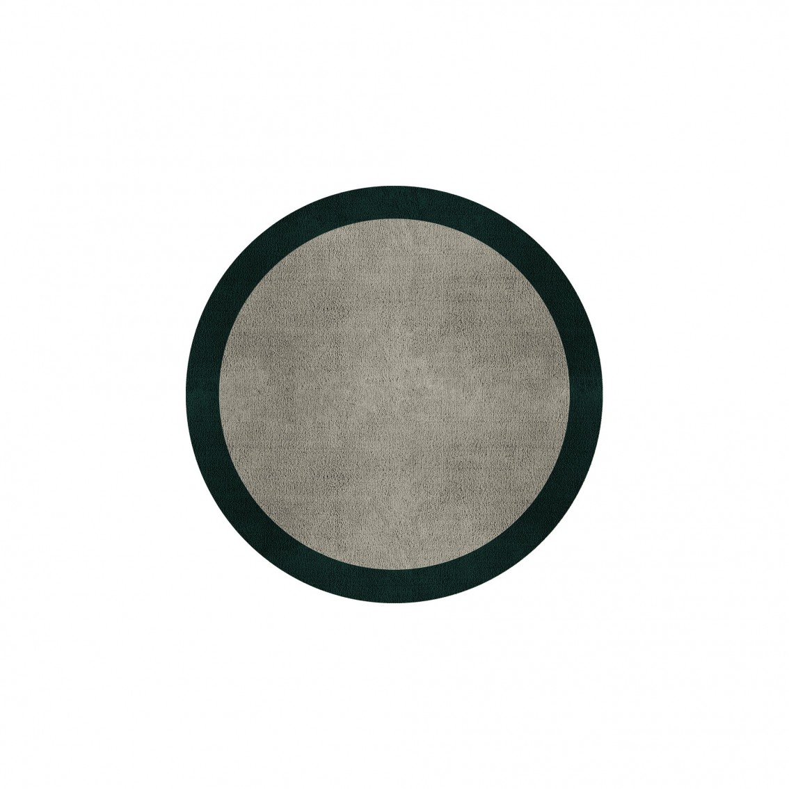 BORDER ATELIER PALE STONE ROUND AREA RUG