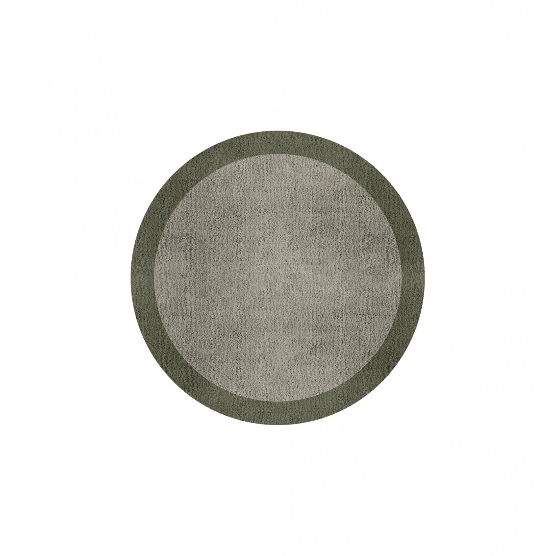 BORDER ATELIER PALE STONE ROUND AREA RUG BORDER ATELIER PALE STONE ROUND AREA RUG